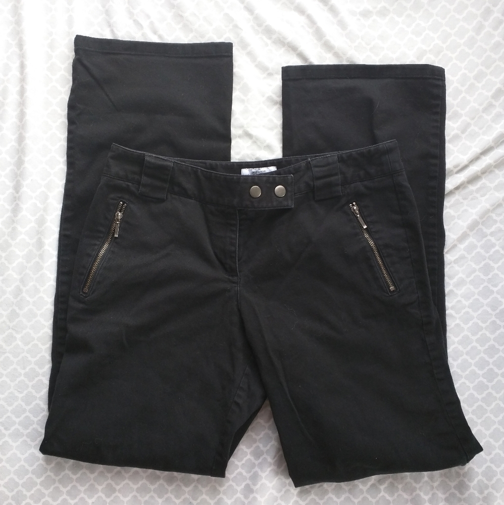 Loft straight leg black jeans